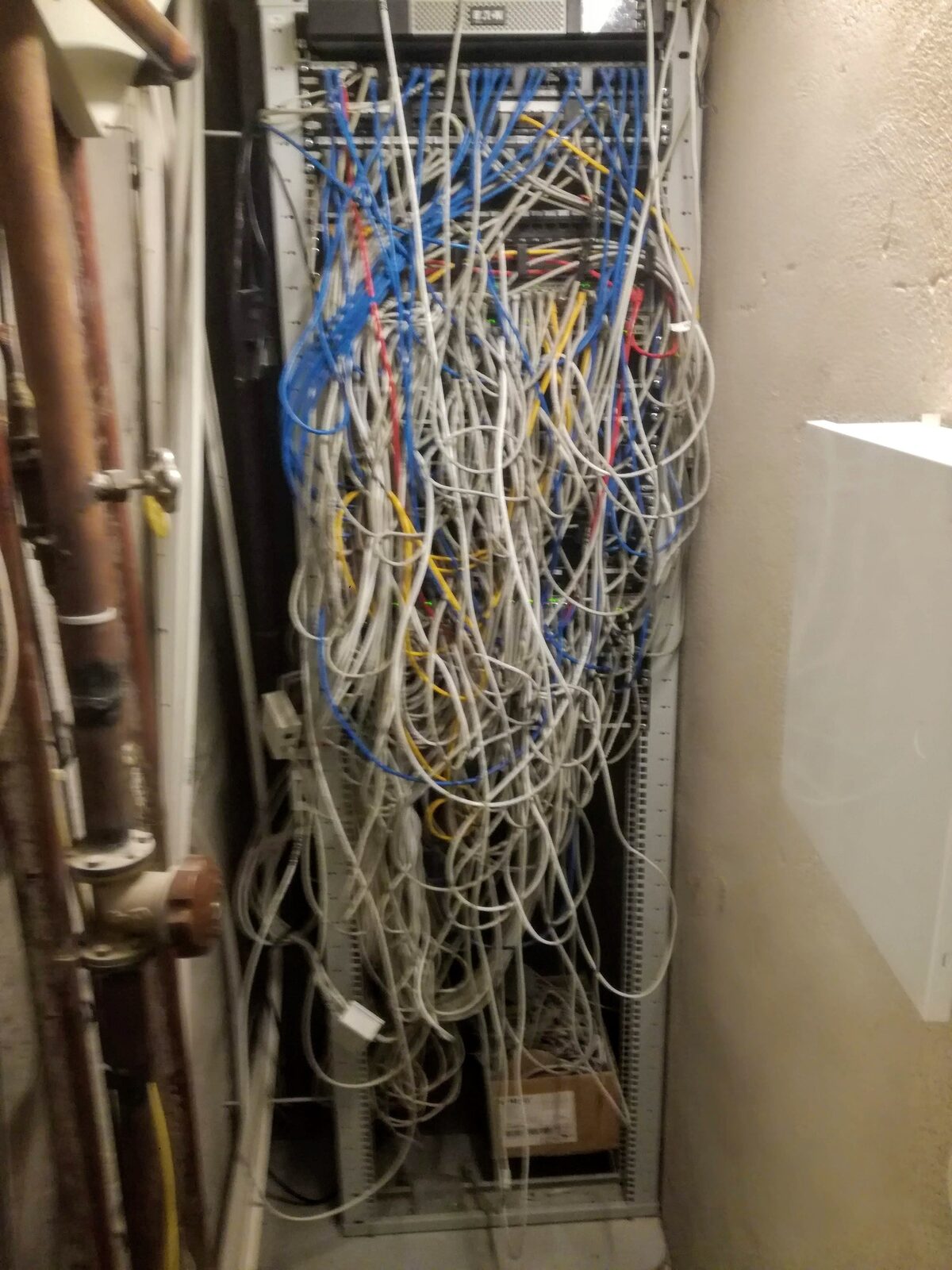 Korrastamata kaabeldus enne meie tööd